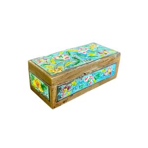 Fancy Wooden Storage <b>Box</b> Handcrafted Design Natural Wood <b>Box</b> Mango and Acacia Wood <b>Keepsake</b> <b>Box</b> with Multiple Use - Product Image 5