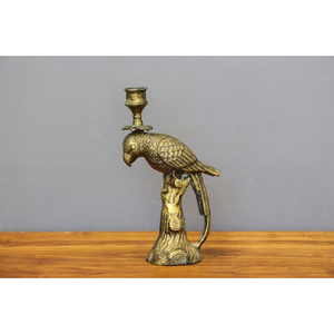 Portavelas de metal de aluminio chapado en oro de calidad superior Portavelas decorativo lujoso Portavelas a precio de mayorista - Product Image 5