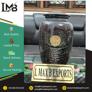 Customized Logo Multi-color Memorial Ashes Urn <b>Funeral</b> <b>Supplies</b> Adult Cremation Aluminium Urns From Indian Manufacturer - Product Image 5