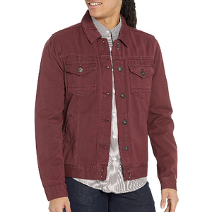 Chaqueta vaquera azul para hombre, estilo moderno y a la moda para otoño, chaqueta vaquera informal con cuello vuelto, la más vendida para hombre. - Product Image 2