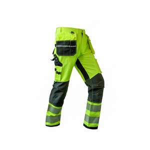Pantalon de travail cargo pour homme certifié CE, respirant, en polyester, avec poches holster, détection des aiguilles, construction durable, sécurité - Product Image 3