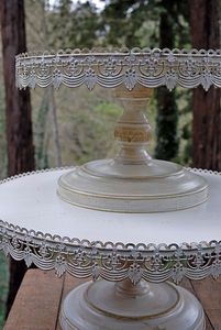 Soporte de pastel de la más alta calidad para soporte decorativo de boda con asa al por mayor y precio de fábrica Aluminio - Product Image 6