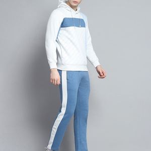 Servicios OEM, Chándal Unisex Personalizado con Logotipo, 100% Algodón, Transpirable, Conjuntos de Otoño Invierno para Hombre, Pantalones con Patrón Liso - Product Image 5