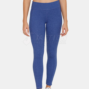 Leggings de fitness sans couture taille moyenne pour femmes Pantalon d'entraînement de style solide avec fermeture à la taille élastique Prix incroyable Yoga Activewear! - Product Image 1
