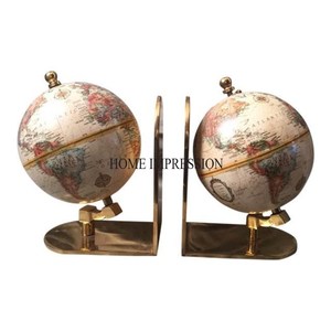 ที่ตั้งฐานโลหะชุบทองหรูหราพร้อมรูปทรงกลมลูกโลกดีไซน์สวยงาม - Product Image 1