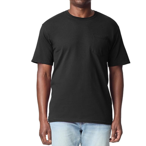 เสื้อยืดผู้ชายมีกระเป๋าผ้าฝ้าย100% ทำจากโรงงานผลิตที่มีบริการ OEM ที่ยอดเยี่ยม - Product Image 4