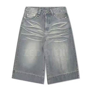 Pantalones cortos vaqueros de último diseño al por mayor de estilo único para hombre, pantalones cortos vaqueros ligeros para hombre 2025 - Product Image 1