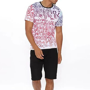 Camiseta para hombre de manga corta, diseño de patrón personalizado, camisetas de talla grande para hombre, camisetas de Color personalizadas OEM 2025 - Product Image 2