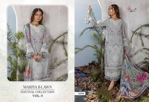 2024 dernière Karachi lourde pelouse coton Collection élégant prêt-à-porter Salwar Kameez Kurti robes indiennes adultes fête porter - Product Image 3