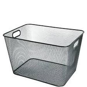 Panier de rangement mural en fil métallique, organisateur en fer durable pour la cuisine, la salle de bain, la lessive, usage domestique - Product Image 2