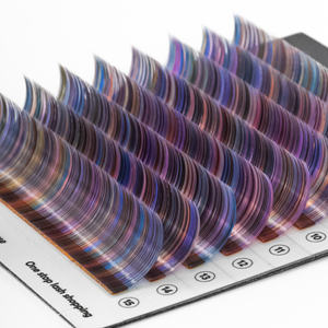 Mink volume <b>lash</b> trays eye-catching mixing <b>lash</b> <b>extension</b> color mink <b>lashes</b> wholesale with custom logo - Product Image 6