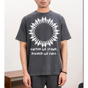 Camiseta de Manga Corta Extra Grande para Hombre, Logotipo Personalizado, Serigrafía Frontal, 180g, Algodón Casual, Color Sólido, Secado Rápido - Product Image 6