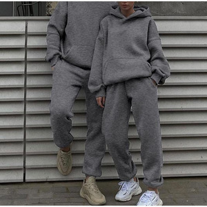 Custom <b>Knitted</b> Solid Long Tracksuit for Women Breathable Hooded Sweatshirt Two Piece Sports <b>Set</b> OEM Supplier Casual Jogging - Product Image 3
