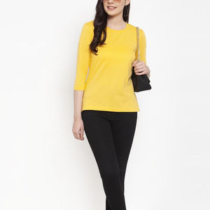 Venta al por mayor último diseño mujeres en blanco 100% algodón estirable mujeres Camisas/Casual Color sólido manga larga mujeres camisetas - Product Image 4