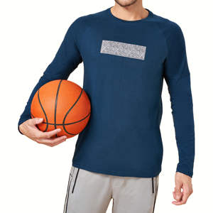 Camiseta de Manga Larga de Alta Calidad en Diferentes Colores, 100% Fibra de Bambú, Moda Masculina, Logotipo Personalizado, Servicio OEM/ODM, Secado Rápido y Transpirable - Product Image 4