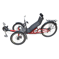 Chine livraison gratuite vélo couché à suspension arrière en acier à haute teneur en carbone