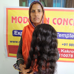 วิกต่อผมมนุษย์สำหรับต่อหนังกำพร้าแบบธรรมชาติวิกผมคนอินเดียแบบ100% - Product Image 6