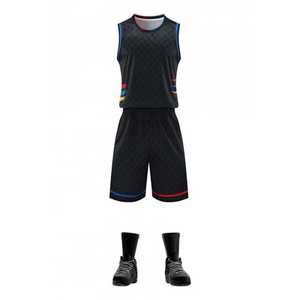 Maillots de basket-ball pour hommes, enfants et jeunes personnalisés maillot de basket-ball vierge en maille réversible imprimé uniforme de basket-ball personnalisé - Product Image 4