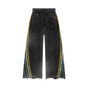 Conjunto Deportivo Personalizado con Logotipo, Sudadera y Pantalones Deportivos Vintage con Lavado Ácido, Conjunto de Dos Piezas para Hombre, Invierno, Estampado, Transpirable - Product Image 5