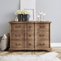 Mueble Multiusos Moderno de Madera de Mango Industrial, Hecho a Mano en India, Diseño de Madera Sólida, Tamaños Personalizados, con Ruedas, Ecológico, Resistente al Agua