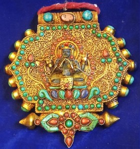 Grands pendentifs ghau tibétains - Product Image 4