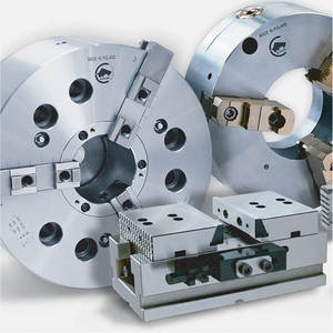 Tour à bison européen de haute qualité mandrin à défilement auto-centrant à 3 mâchoires 3505-315 pneumatique hydraulique en acier allié haute résistance - Product Image 2