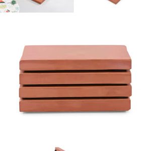 Factory Supply Classic Clay Tea Cup Coaster Square Tea Cup <b>Mats</b> Pads At Wholesale Price High Quality Dinnerware Drink Coasters - Product Image 1