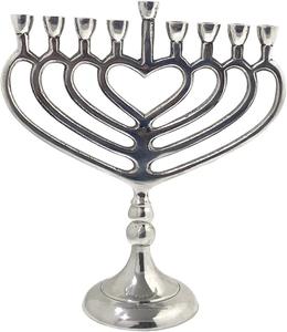 Candelabro de aluminio de 9 brazos, soporte de Metal dorado para candelabro con embudo - Product Image 1