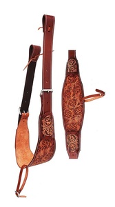 Cinchos de Cuero Genuino de Alta Calidad Personalizables para Caballos, con Cierre de Hebilla, para Uso Ecuestre - Product Image 2