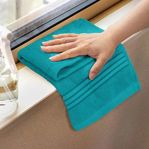 Nouvel ensemble de débarbouillettes de bain en coton tricoté, confortables et élégantes, pour usage domestique, qualité professionnelle, réutilisables et à séchage rapide, à prix de gros réduit - Product Image 3