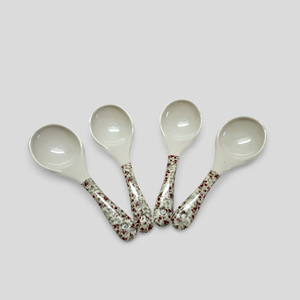 Vajilla de melamina sostenible al por mayor, cuchara reutilizable con logotipo personalizado, melamina multicolor y diseños múltiples - Product Image 3