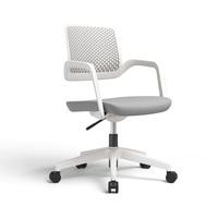 Chaise de bureau moderne pour employés, siège en maille réglable pour postes de travail en open space