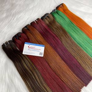 Vente en gros Paquets de cheveux trame droite disponible en stock Extensions de cheveux humains vietnamiens Cheveux raides - Product Image 4