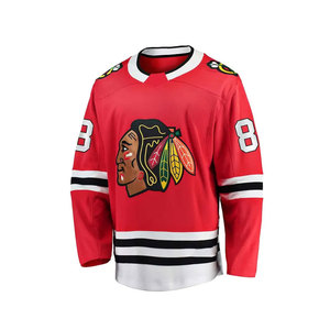 Camisetas de Hockey Sublimadas con Cuello de Cordones Ultramesh, Camisetas de Hockey sobre Hielo Negras con Cuello de Cordones para Práctica - Product Image 6