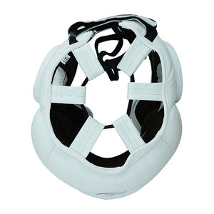 Boxeo Head Gear Fighting Headgear Sparring Kick Boxing Training Head Guard Pu cuero genuino - Product Image 4