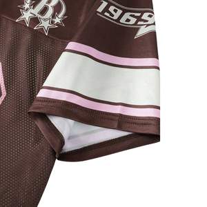 Camiseta Deportiva Retro de Malla con Estampado por Sublimación, Secado Rápido, Personalizada con Nombre y Número del Equipo, Corte Holgado - Product Image 4