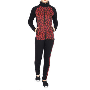 Survêtement uni à manches longues en polaire technique Ensemble 2 pièces en coton imprimé Sublimation Meilleure vente - Product Image 4