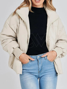 2025 Custom Wholesale <b>Women</b> <b>Lightweight</b> Outdoor Breathable Cotton Puffer <b>Jackets</b> Winter Fashion Street Wear - Product Image 5