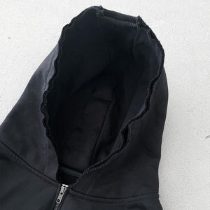 Dernière collection : Sweat à capuche oversize en coton épais délavé à l'acide pour homme – Veste à capuche personnalisée - Product Image 2