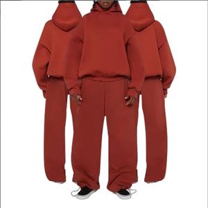 Logo personnalisé Ensemble sweat à capuche deux pièces et jogging en coton survêtement unisexe de qualité supérieure de luxe survêtements unisexes avec broderie pour hommes - Product Image 1