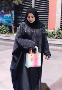 Vêtements musulmans traditionnels islamiques, élégants et modestes pour femmes, caftan de mariée de qualité supérieure, style abayas, caftan formel de Dubaï - Product Image 2