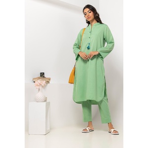 Ensemble coordonné deux pièces pour femme, tissé teint, orné, IPS-24-182, blazer et tenue, taille 2XL, pour le quotidien et le bureau - Product Image 3