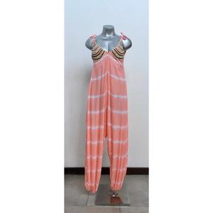 Women's Sexy Boho Linen Jumpsuit with Crystal Rhinestone Waist <b>Belly</b> <b>Chain</b> Body Skirt for Women - Product Image 3