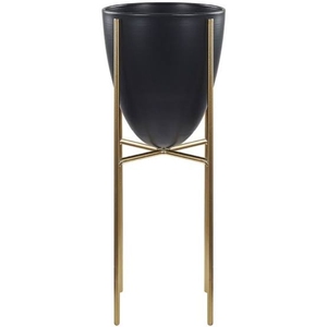 Maceta de flores de Metal de estilo único, acabado dorado con soporte para el hogar, macetas de Hotel, macetas decorativas hechas a mano - Product Image 3