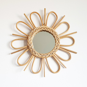 Grossiste Fournisseur Rotin Miroir-Rotin Mur Miroir Maison, Hôtel, Restaurant Décoratif Du Vietnam Meilleur Prix - Product Image 3