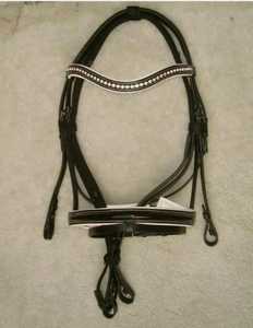 Atractivo, ajustable y asequible, equipo de equitación, juego de tachuelas, aspecto elegante, superventas, juego de tachuelas de brida de cuero de caballo - Product Image 3