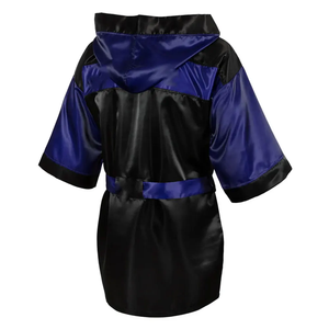 Robe de boxe pour les arts martiaux, robe de boxe de bonne qualité pour l'entrée en MMA, robe de boxe pour les arts martiaux, robe de satin à capuche - Product Image 4