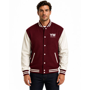 Veste Letterman en coton tendance, style streetwear, en promotion - Product Image 1