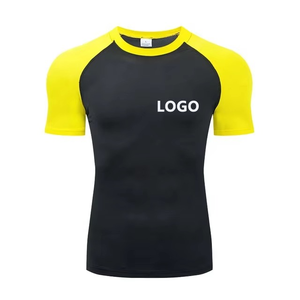 Chemises de sport à manches longues à compression imprimées par transfert thermique sur mesure, protection solaire UV UPF50+, respirantes, 100% coton, anti-éruptions cutanées - Product Image 2