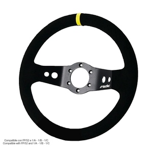 Volant sport à fond bombé - Suède - Product Image 1